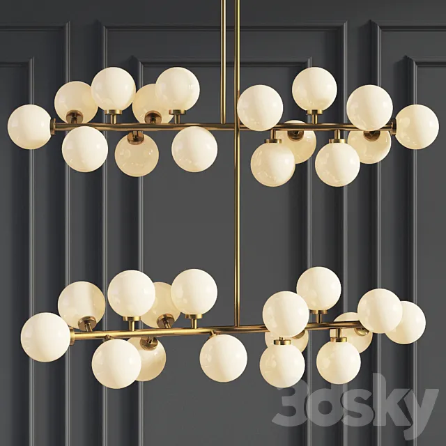 Suspension light The Mimosa Pendant 16 Plafonds by Atelier Areti 3ds Max