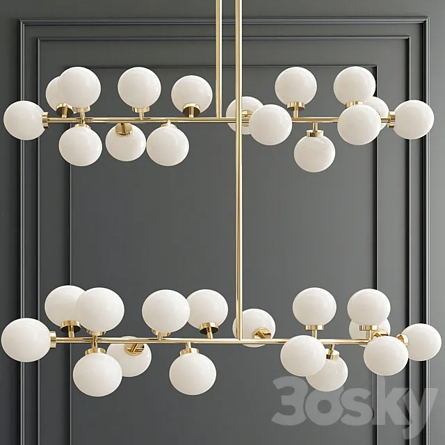 Suspension light The Mimosa Pendant 16 Plafonds by Atelier Areti 3ds Max