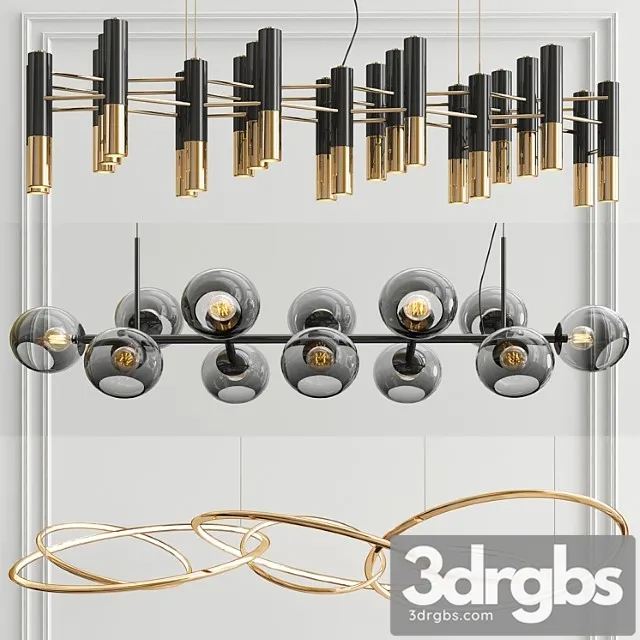 Suspension linear chandelier – 3 type