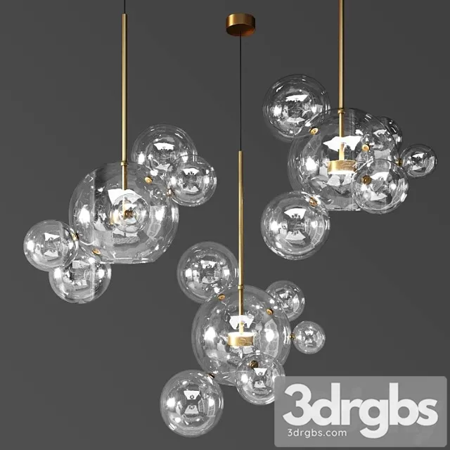 Suspenting lamps giopato & coombes bolle bls 6 lamp 3dsmax Download