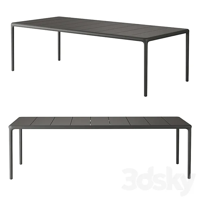 Sutherland Otti 98″ Rectangular Dining Table 3ds Max