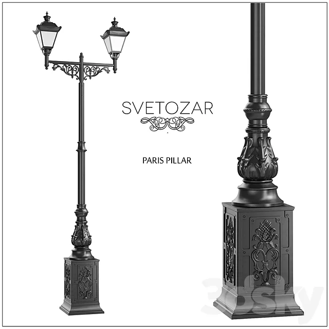 Svetozar Pillar “Paris” 3DS Max Model