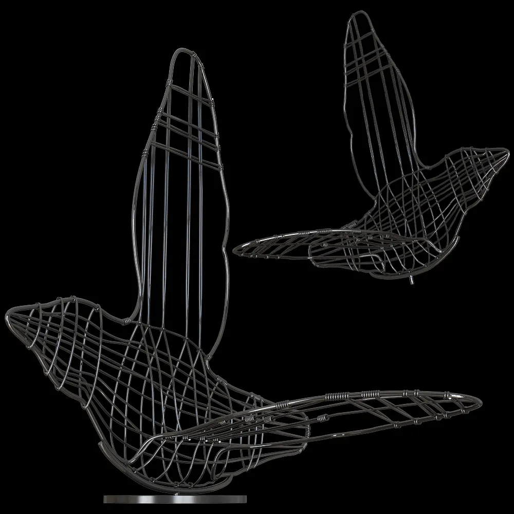 SVITANOK – Decorative item Flight shadows 2 3ds Max