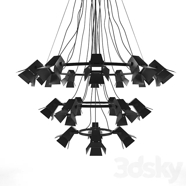 Svteilnik Chandelier 3ds Max