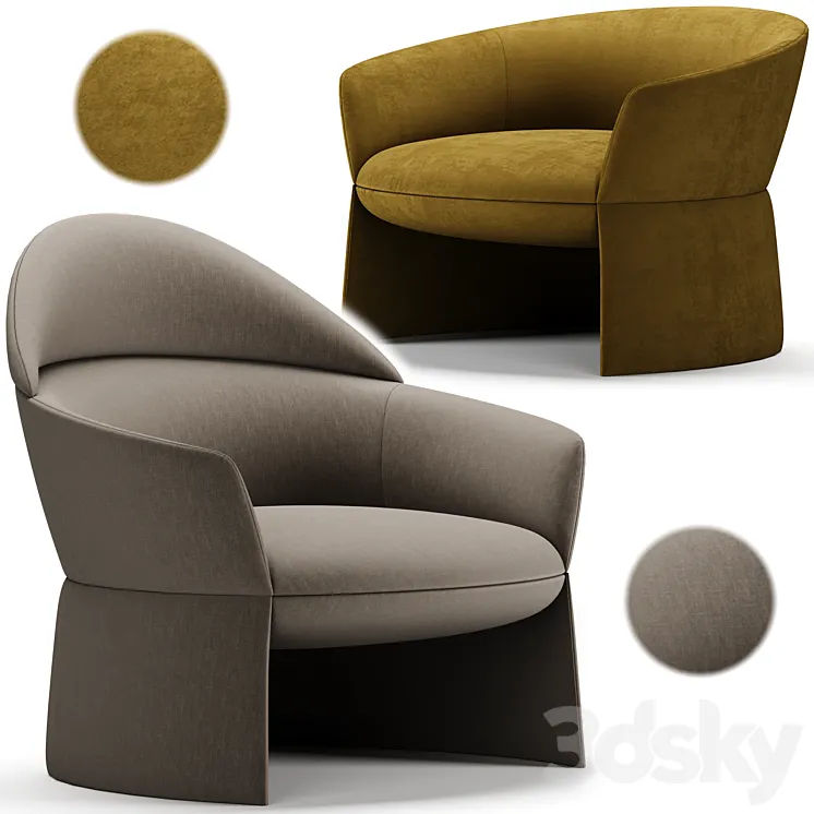 SWALE armchair – LaCividina 3DS Max Model