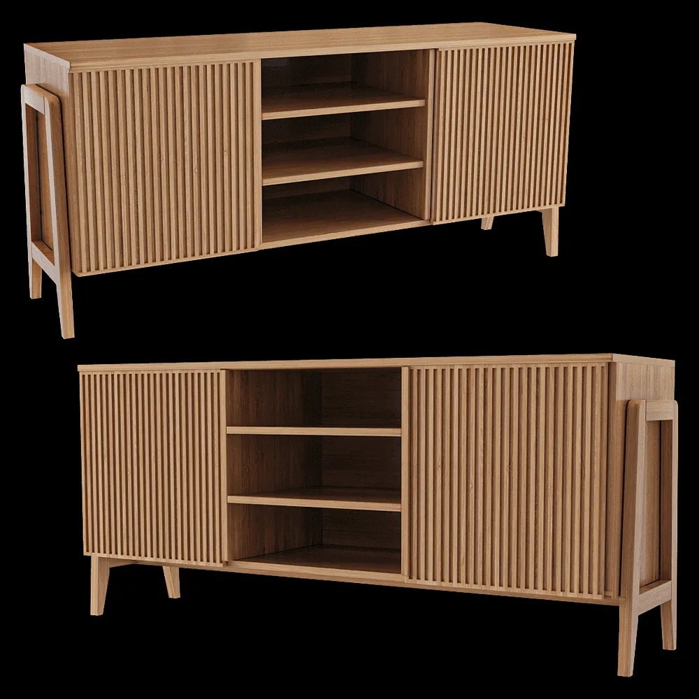 Swallow’s Tail Furniture – Cabinet Phab 3ds Max