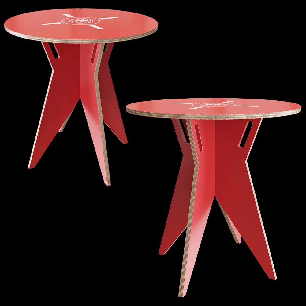 Swallow’s Tail Furniture – Coffee table and stool ST Stolik 3ds Max