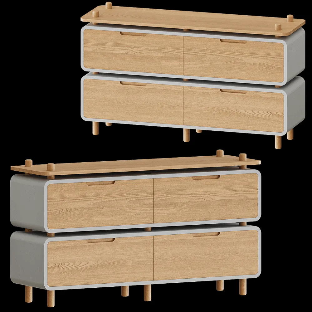 Swallow’s Tail Furniture – Sideboard LOOP 154 3ds Max