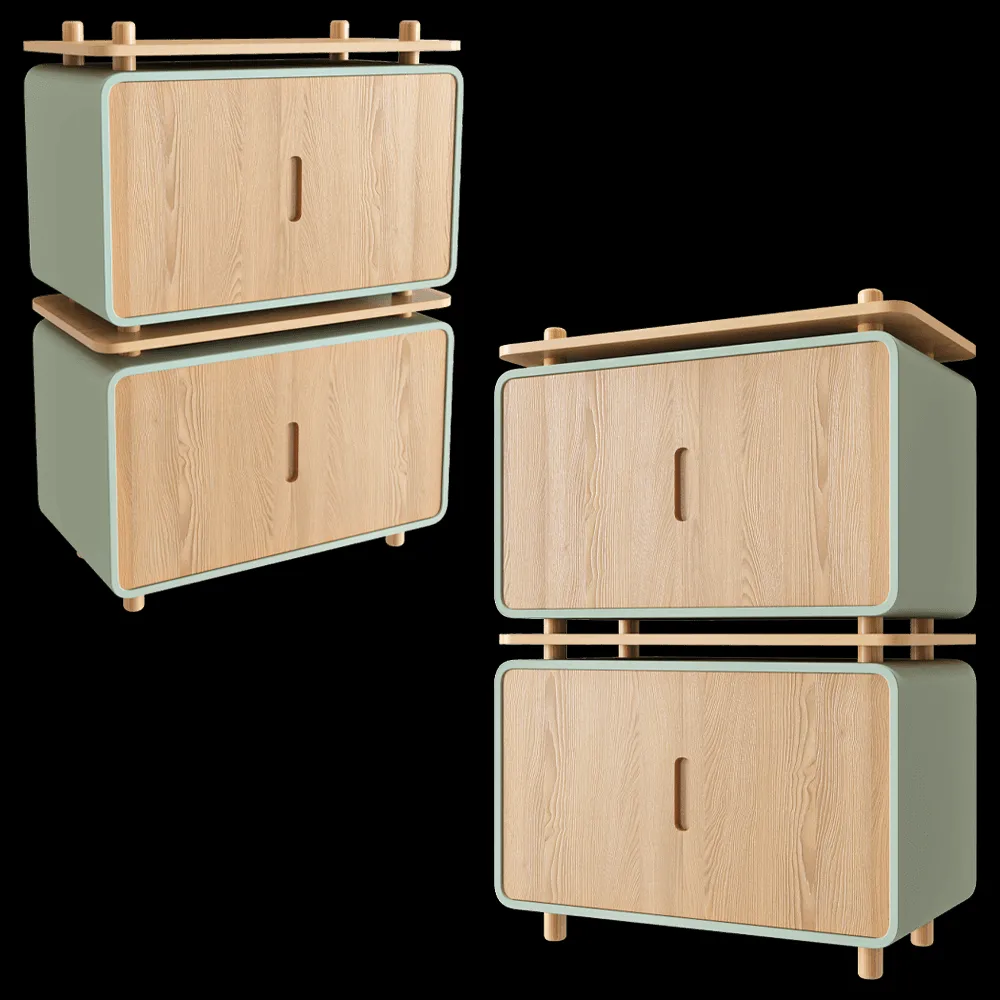 Swallow’s Tail Furniture – Sideboard Loop 3ds Max