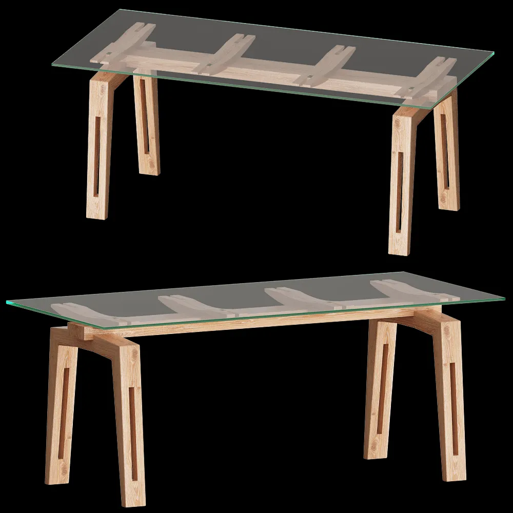 Swallow’s Tail Furniture – Table Tamazo AIR 3ds Max