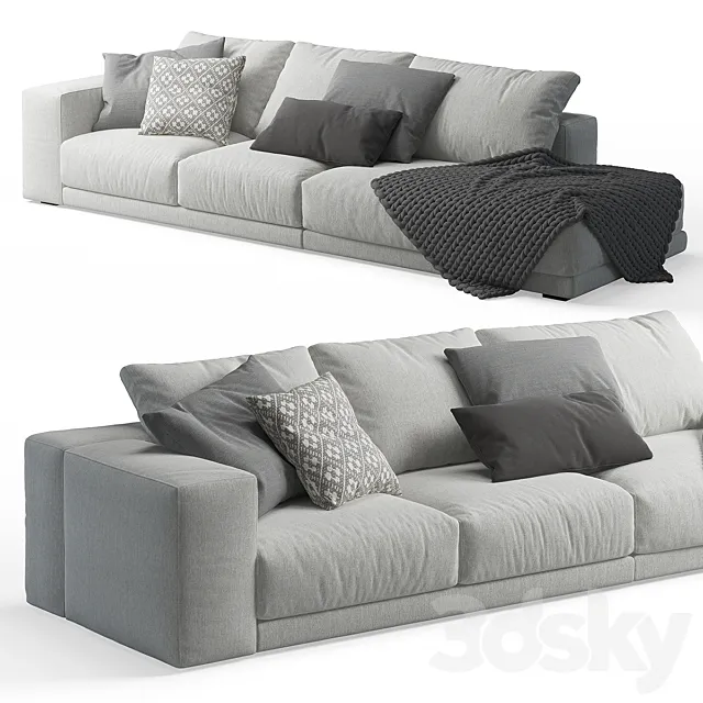 Swan Hills Lounge Sofa 3DS Max Model