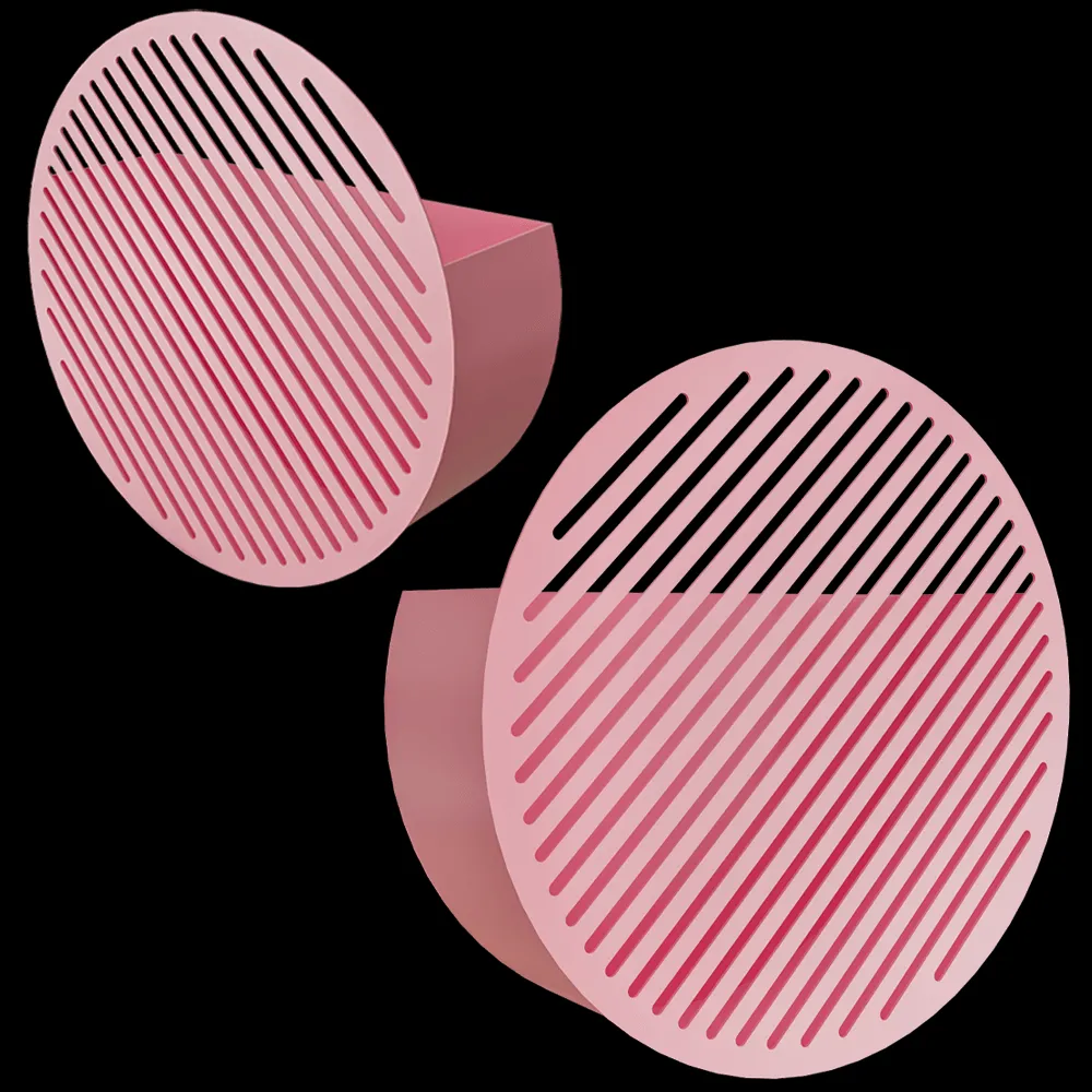 SWEDISH NINJA – DIAGONAL WALL BASKET Large 3ds Max
