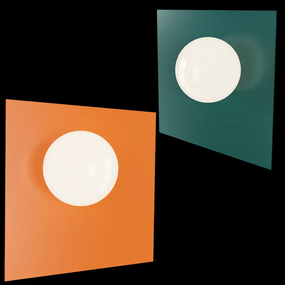 SWEDISH NINJA – Wall & ceiling lamp CANDY BIG SQUARE 3ds Max