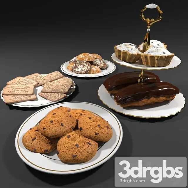 Sweets (set of baking) 3dsmax Download