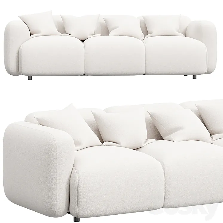 Swell Sofa 3 seater 3DS Max
