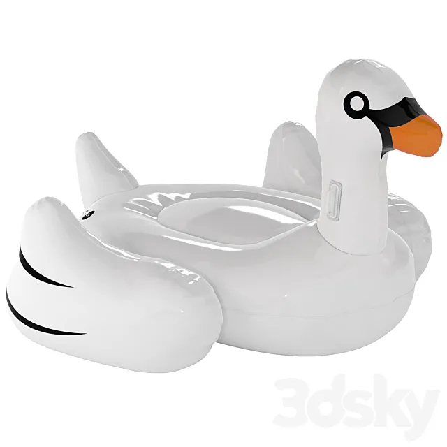 swimline giant swan float for swimming pools 3dsMax Model