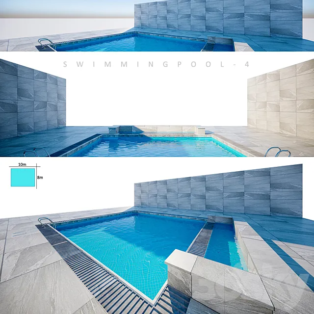 SWIMMING POOL 4 3DS Max Model