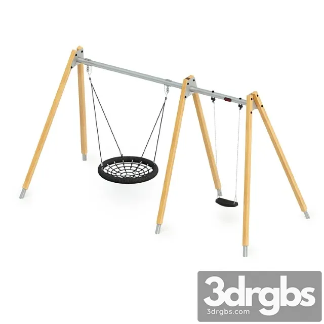 Swing 25m Solid Wood Kompan 3dsmax Download