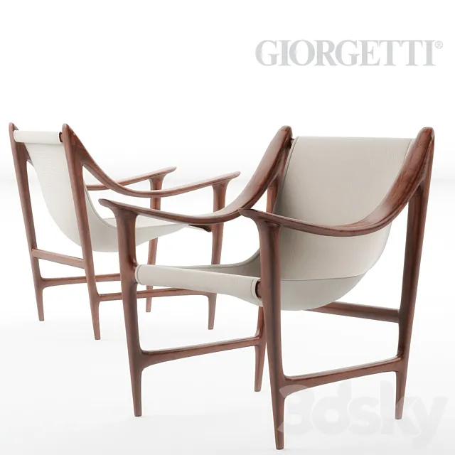 Swing Armchair by Giorgetti 3DSMax File