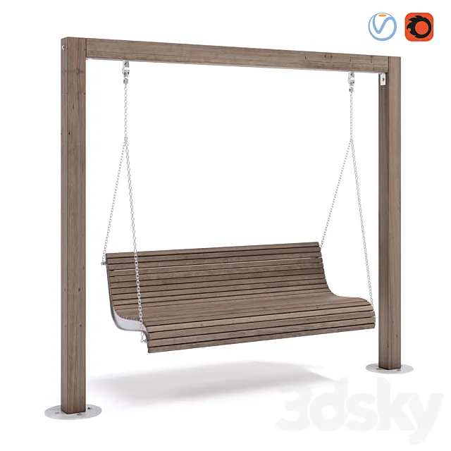 Swing bench 3DS Max Model