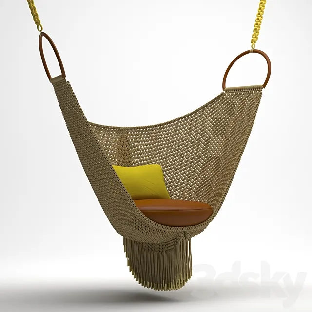 Swing LouisVuitton Swing Chair By Patricia Urquiola 3DS Max Model