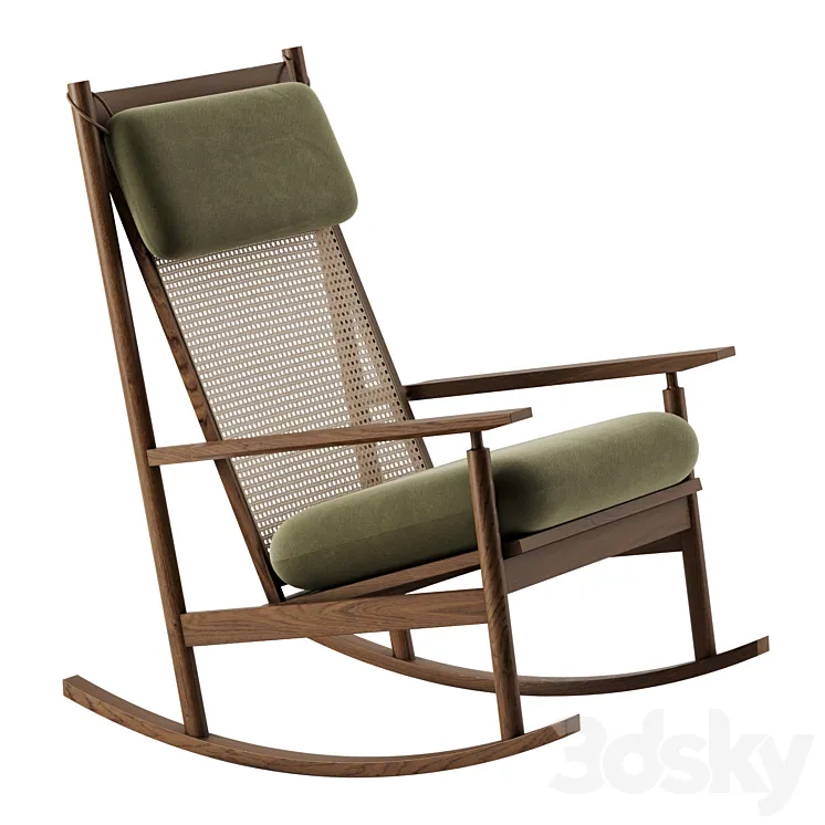 Swing rocking chair by Warm Nordic 3DS Max Model