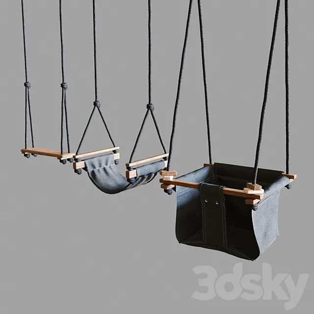 Swing Solvej Swings 3DS Max Model