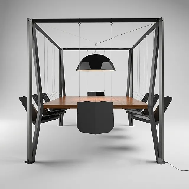 Swing Table 3DS Max Model