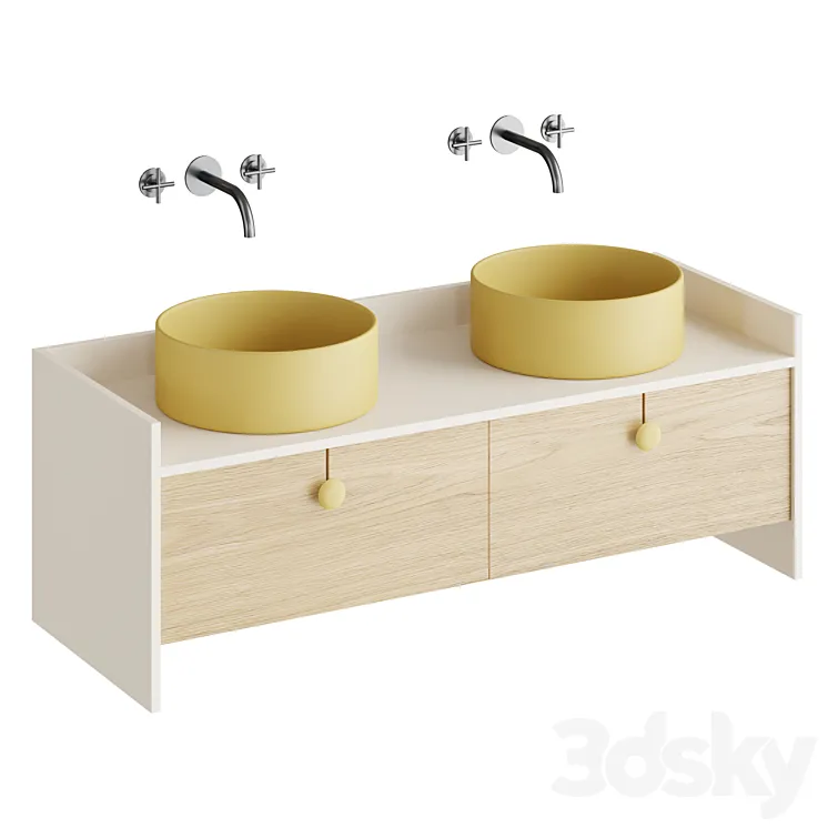SWING | Washbasin furniture 3DS Max Model