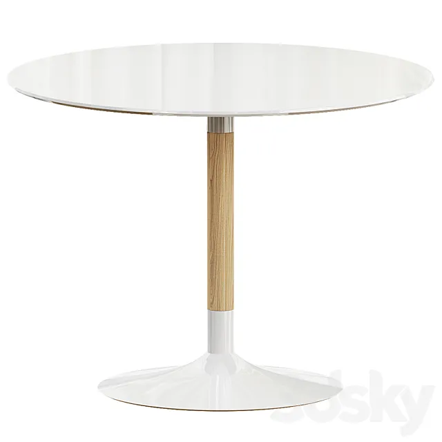 SWIRL ROUND DINING TABLE 3ds Max