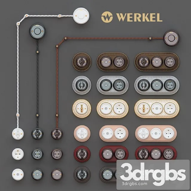 Switches and sockets werkel retro