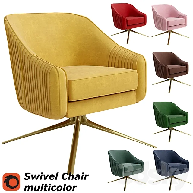 Swivel Chair 3DSMax File