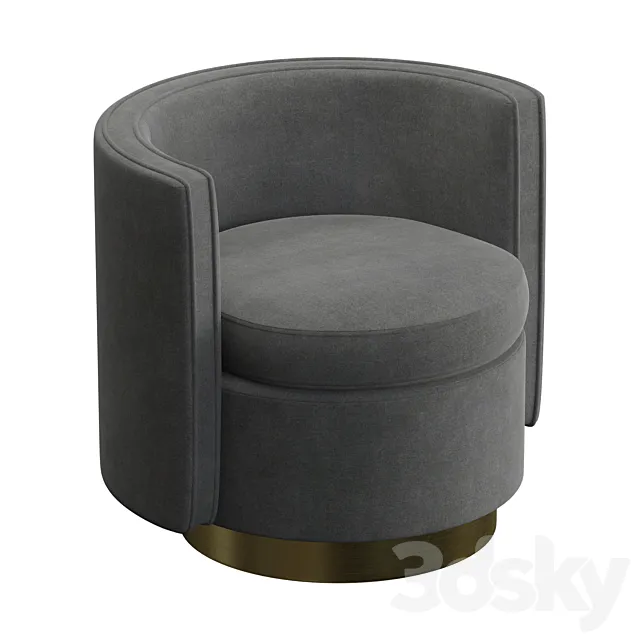 Swivel chair Amanda (Eichholtz) 3DSMax File