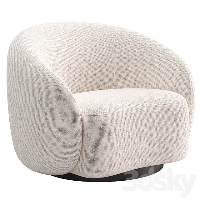 Swivel Chair Amore _ Eichholtz 3ds Max