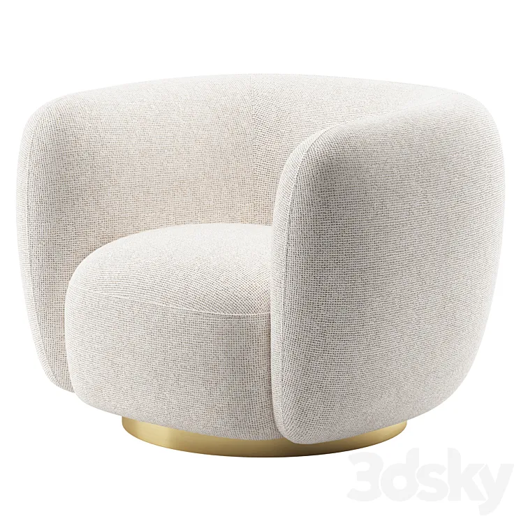Swivel Chair Roxy \/ Eichholtz 3DS Max