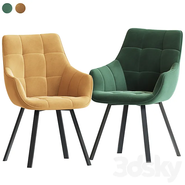 Swivel Dining Chair Emile Stulych 3ds Max
