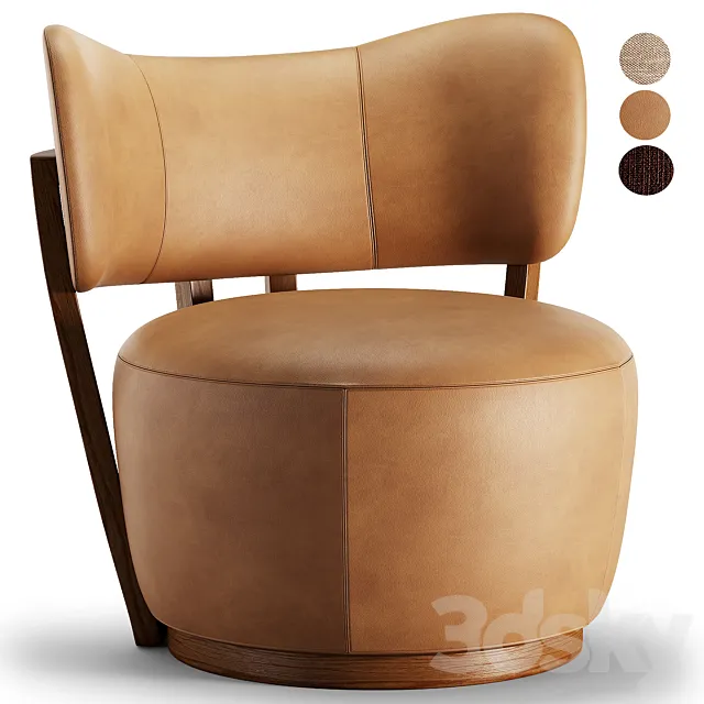 Swivel Occasional Chair 3DSMax File