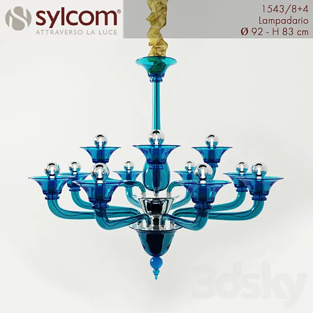 Sylcom chandelier 1543 3DS Max Model