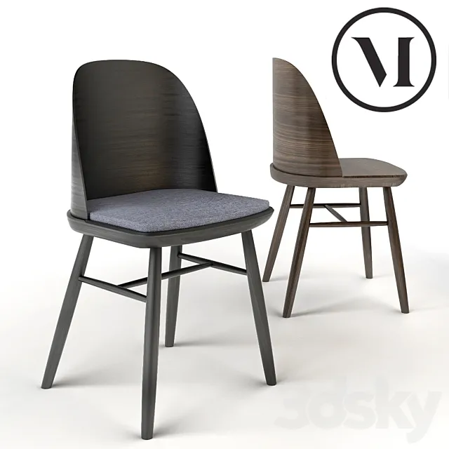 Synnes Dining Chair Basel 3DS Max Model