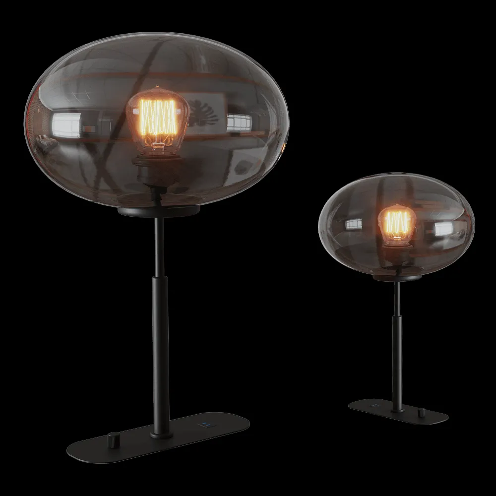 Systemtronic – Desktop Integrated lamp ON 3ds Max