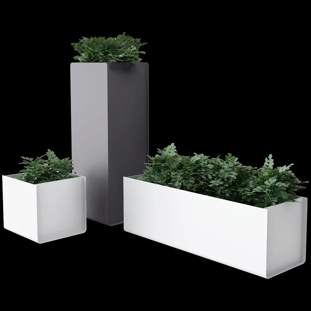 Systemtronic – Plant pot Crepe 3ds Max