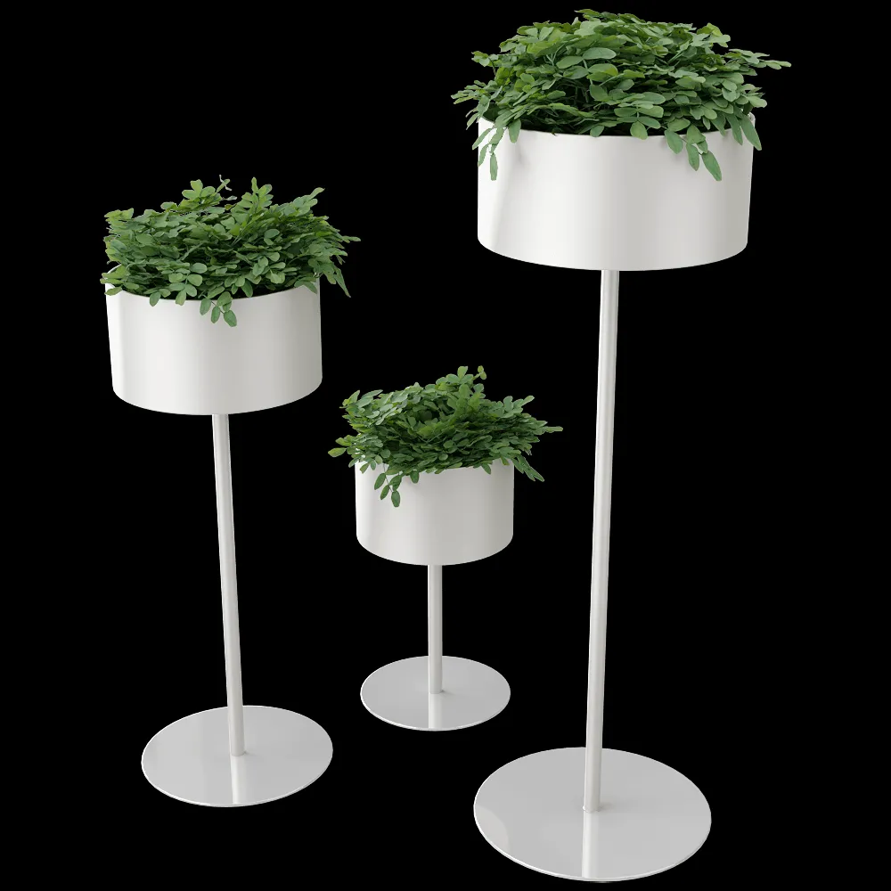 Systemtronic – Plant pots Green Cloud 3ds Max