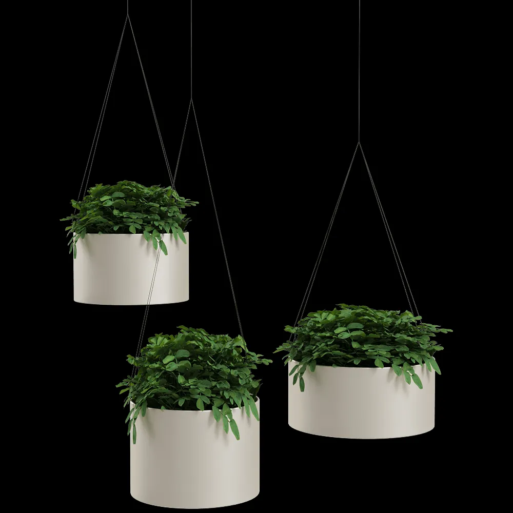 Systemtronic – Plant pots Green Cloud 3ds Max