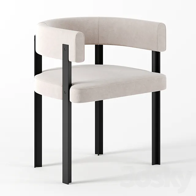 T Chair by Baxter 3DS Max Model