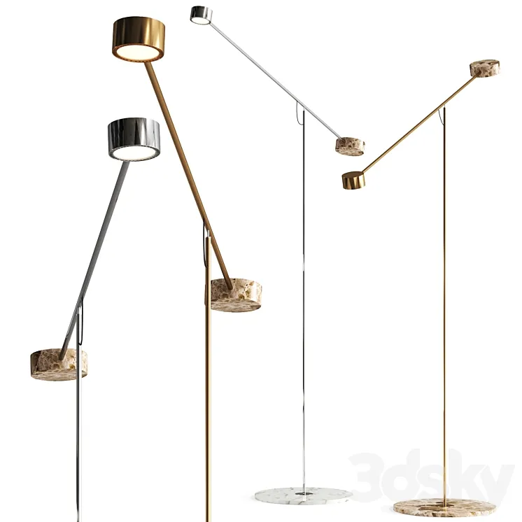 T Lamp by moooi Floor lamp floor lamp 3DS Max Model