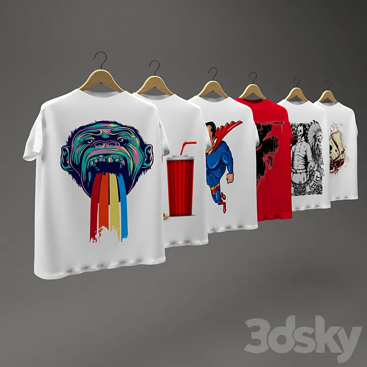T-shirts 3DS Max