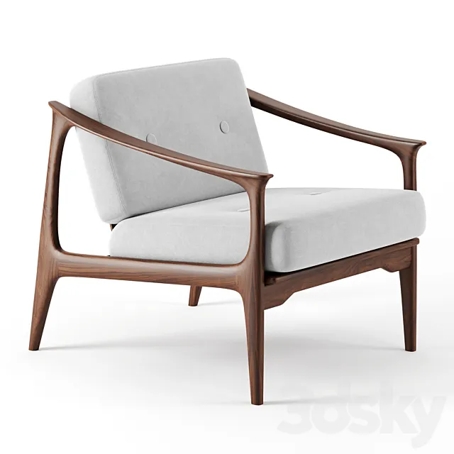 T101-T601 Armchair by Dale italia 3DSMax File
