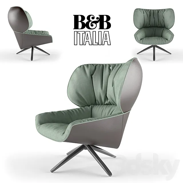 TABANO armchair – B&B Italia 3DSMax File