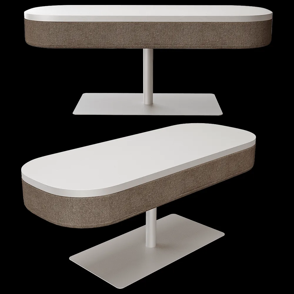 TABISSO – Large table Unita upholstered 3ds Max