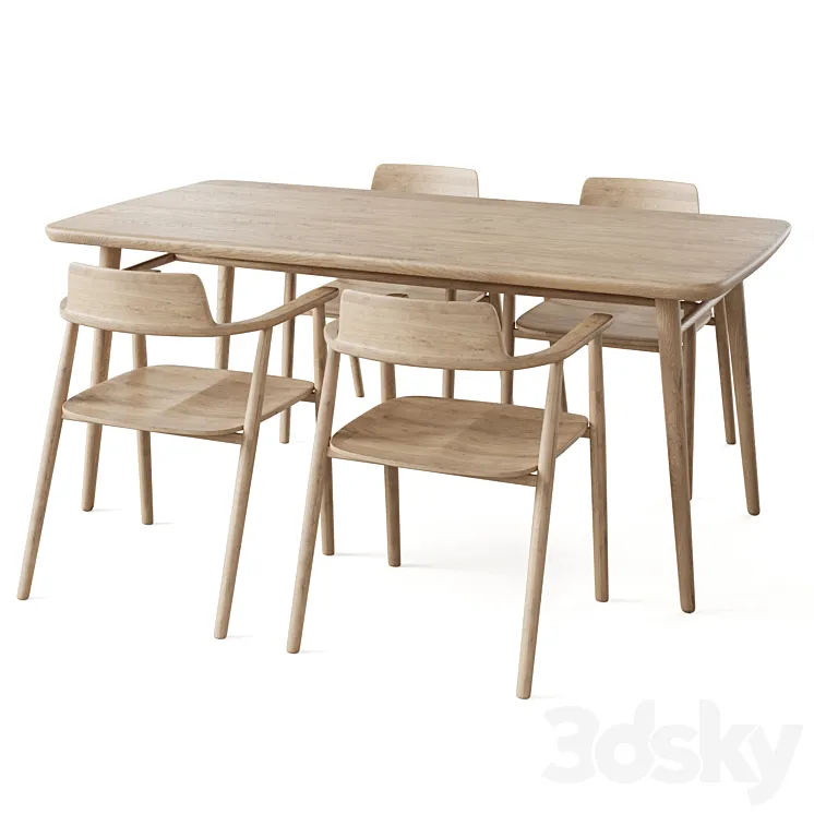 Table Aarhus by deep house 3DS Max